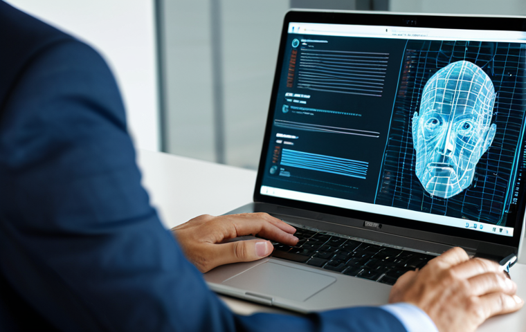 A focused individual, fully clothed in professional business attire, observing a complex digital interface on a laptop screen in a well-lit modern office. The image conveys a sense of deep thought and critical analysis as if deciphering hidden information. A subtle visual overlay of abstract digital patterns or shifting layers symbolizes the hidden manipulation tactics of social engineering and the mental shield required. The individual's expression is one of alert discernment, not fear. Perfect anatomy, correct proportions, natural pose, well-formed hands, proper finger count, natural body proportions. High-resolution, professional photography, appropriate content, safe for work, modest clothing, family-friendly.