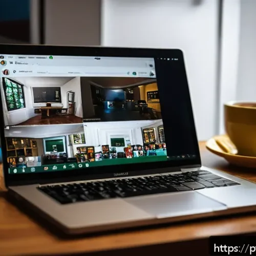 Home 30 소셜 엔지니어링 공격의 통계와 동향 - A detailed digital artwork showing a cybercriminal creating a fake social media profile on a laptop ...